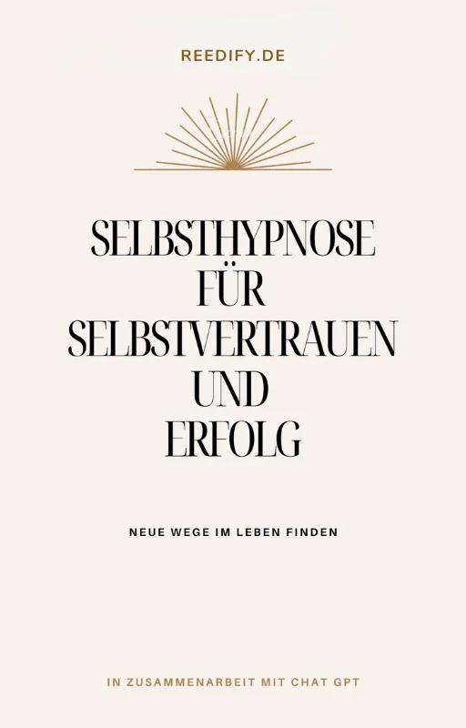 Selbsthypnose für Selbstvertrauen und Erfolg - Neue Wege im Leben finden