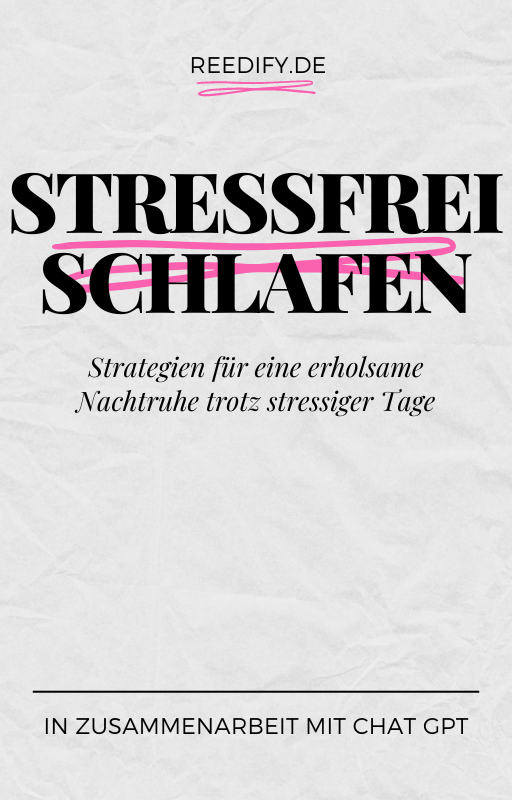 Stressfrei Schlafen - Strategien für eine erholsame Nachtruhe trotz stressiger Tage (1 eBook)